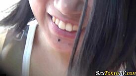 petite oriental teen rubs her vag so naughty