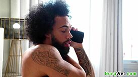 hot busty black masseuse lacey jayne fucks james angel outdoors in truck 🌟🍑