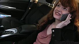 Innocent college freshman slurps juicy bbc like a pro slut