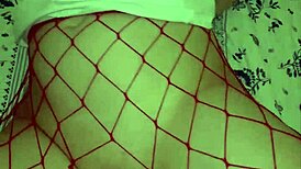 Soft petite redhead's shaved pussy devours monster dildo in close-up bedroom play pt 1