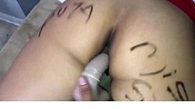 Ever played with a sexy latina prostitute's dildo like Miss Santa?