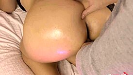 stepmom wakes to stepson's hard cock sharing bed on sofa