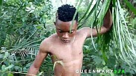 Horny bbw blonde teen rewards bush fuck with hairy pussy on big black cock