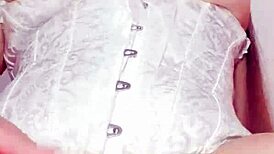 Huge Titted Chubby Mexican Stepmom Masturbates Dripping Pussy for Stepson