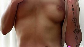 damn uma jolie rips clothes shows tiny tits perfect big ass!