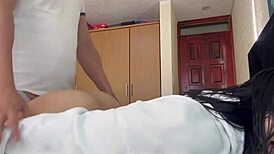 She pays rent with that huge latina ass