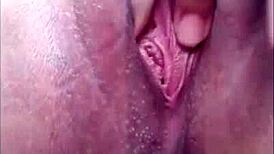 Watch Her Fingers Dance Wild on Swollen Clit!