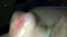 watching porn she massages my cock then milks every drop with handjob cumshot 😍💦