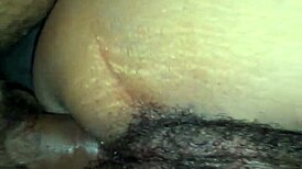 Hairy skank swaps pussy for deep anal pounding