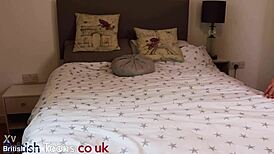 spanish milf tongues teen girl's pussy in hot lesbian play