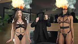 Brunette Teen Coco Lovelock Loses Virginity to Group Doggystyle Banging in VR HD