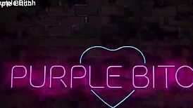 horny jinx cosplay slut sucks cock through x-mas gloryhole then takes anal pounding