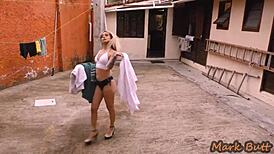 Blonde Jennifer Calls Technician and Pays with Tight Asshole