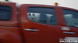 Gold Digger Audi Porks Linda Leclair with Raul Costa Outdoor!