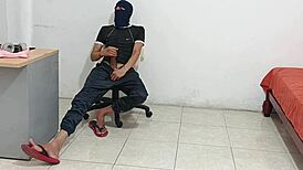 Stepsister Eyes My Pulsing Big Hard Cock Ready to Stretch Her Tight Hole