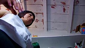 Quick ripped clothes fuck with amateur leaving wet pussy dripping in orgasm