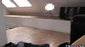 Classy British Milf in Stockings and Heels Swallows Jizz from Old Cock