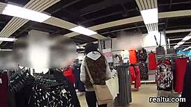 adorable czech teen seduced stripped fucked pov hardcore in shopping centre