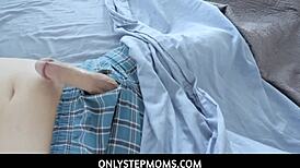 Stepmom cums hard for stepson POV