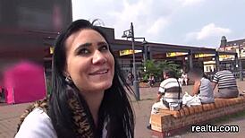 adorable czech teen seduced stripped fucked pov hardcore in shopping centre