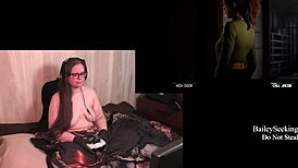 damn check out this naked bbw brunette with big tits and ass