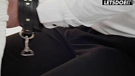 Hot Blonde's Deep Romantic Anal Thrills Blindfolded Lover