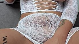 What If Busty Teacher's Toy Orgasm Hits During Alone Time?