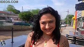 Josie Jaxxon cheats wildly on husband with Gibby the clown's massive BBC outdoors in atlanta