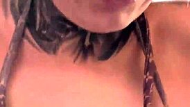 Brown-eyed amateur trains hard at gym with wet pussy juices dripping down legs