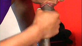 Damn ebony tits bounce wild on big black cock doggystyle facial cumshot!