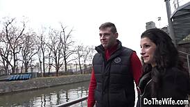 jocelyne black forces cuckold to eat bbc anal creampie