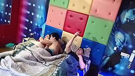 StepMom Gets Pounded by StepSon While Cuckold Stays Blissfully Unaware!