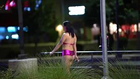 bareback street hooker anal with tattooed latina bimbo