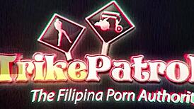 Horny Filipina sucks big cock then rides doggystyle creampie bent over small tits