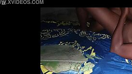 that skinny teen couple gets wild in the dorm roommate watches her tight pussy take it doggystyle then missionary