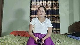 yo this massage guy can't resist banging the lonely married bride on bedroom bed