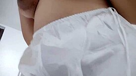 damn this horny chubby latina housewife masturbates wet pussy nonstop orgasms