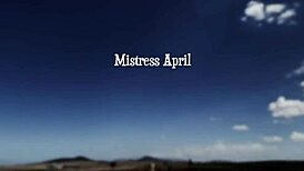 In Rosen Garden part 3 dominatrix Mistress April binds and fucks her submissive whore outdoors