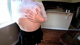 Her perfect huge ass and tight pussy drive me wild with desire