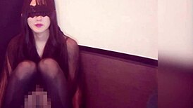 hey check this sexy masked japanese shemale crossdresser masturbating live!