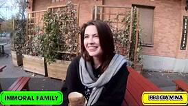 hey felicia vinas, wanna see your juicy booty double stuffed hard by dan's thick cocks?