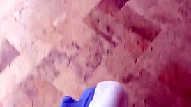 she milked my cock poolside with her cute milf handjob skills