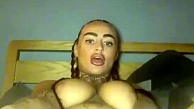 SLUTTY GOTH TEEN FINGERS BIG ASS TO CUMMING ORGASM!