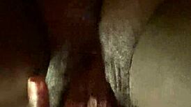 Wanna watch this ebony street walker play her wet hairy pussy?