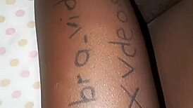 shaved hairless ebony babe verification close-up tease