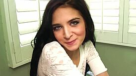 wow zoey kush 19yo takes huge cock pov blowjob swallows massive load 😲💦