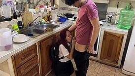 Why does my perverted stepdad make my babysitter ass beg for it?