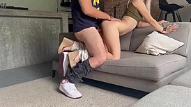 Skinny Latina Deepthroats Then Rides Cock Like Pro Flaca Style!