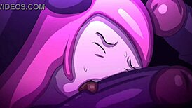 princess bubblegum rides monster cock to orgasm in dark heart threesome