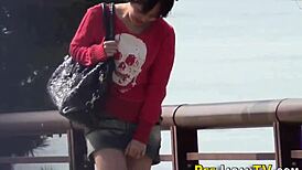 ASIANs PISSING OUTDOORS Voyeur GOLDEN SHOWER Fetish HD